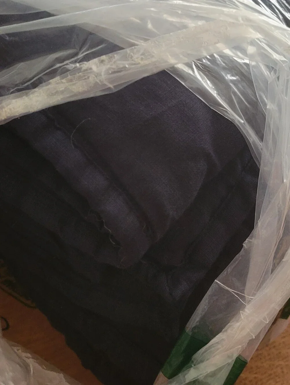 Quince European Linen Box Quilt - Navy